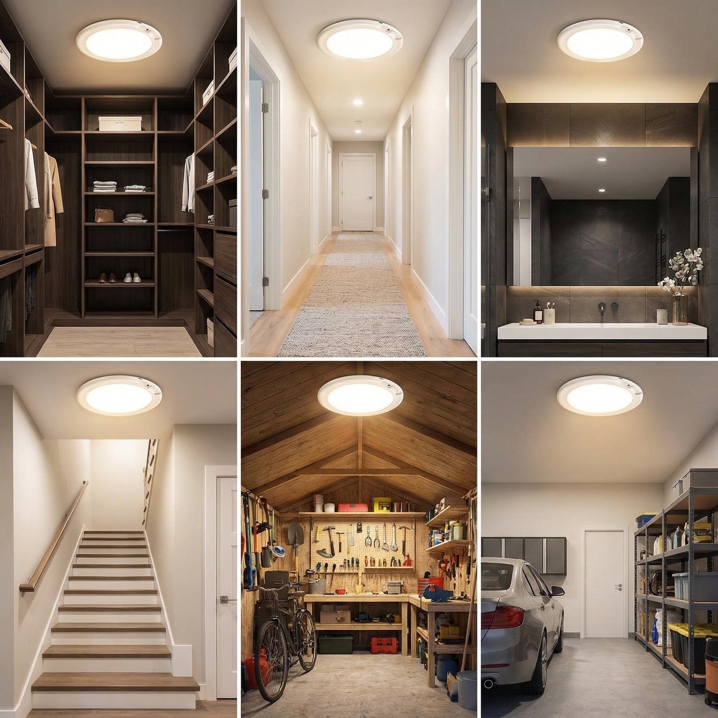 Rechargeable Motion Sensor Ceiling Light