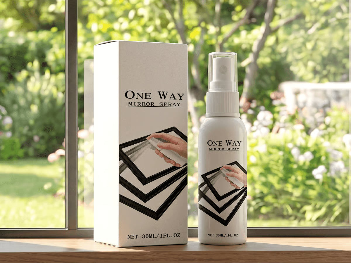 Reflective Window Spray | One-Way MirrorPrivacy Shield For Home & Car