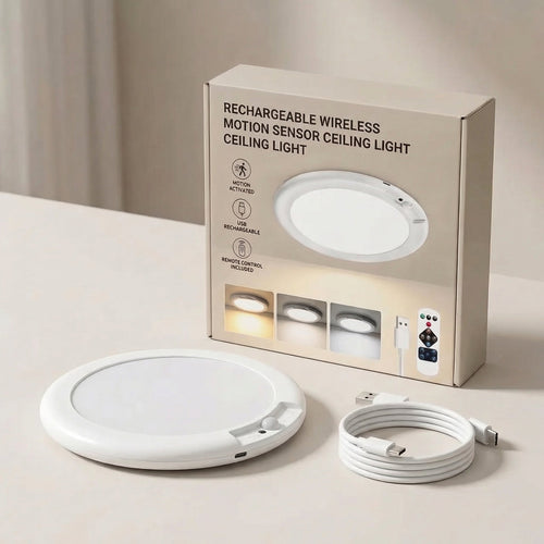 Rechargeable Motion Sensor Ceiling Light