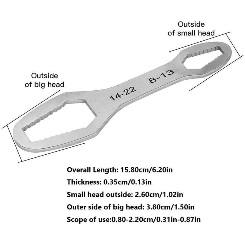 Universal Wrench,8-22mm ,Professional Car Assembly & Disassembly Tool,German Engineered