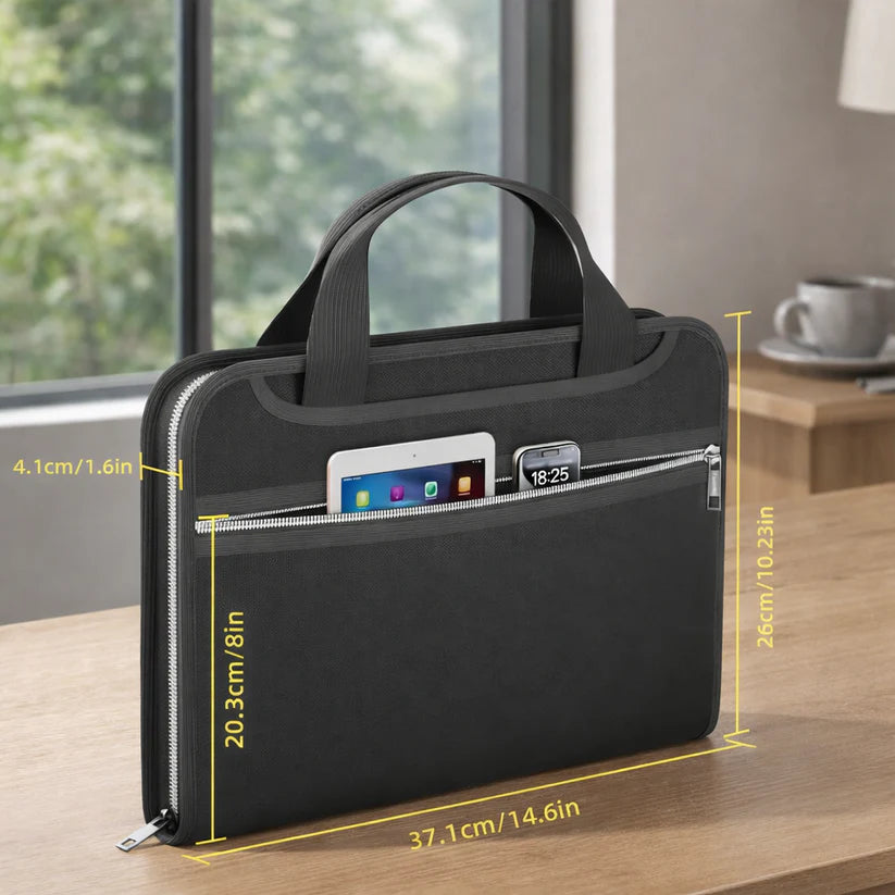 Fireproof File Folder -Large-Capacity A4 Document Bag