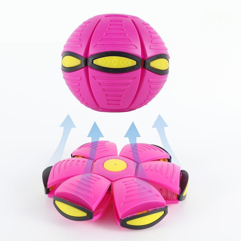 New Pet Bouncing Ball Step Ball Flying Saucer Shaped Ball Two Forms of Dog Bouncing Outdoor Toys