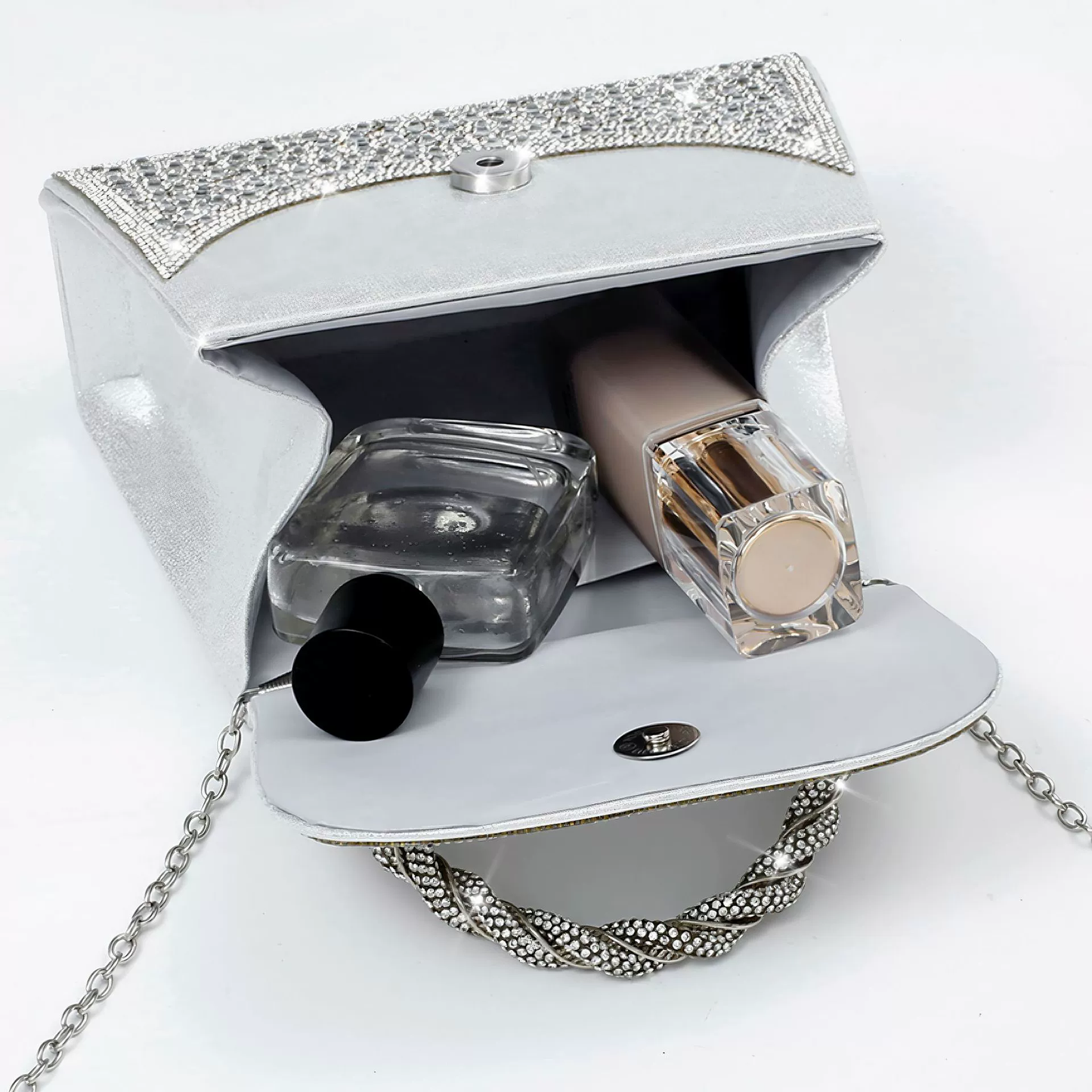 Shiny Rhinestones for Formal Occasions Handbag