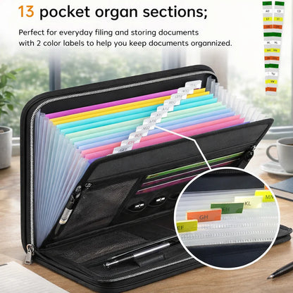 Fireproof File Folder -Large-Capacity A4 Document Bag